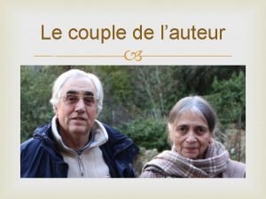 Le couple de lauteur Sminaires Le service Foires