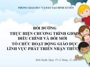 PHNG GIO DC V O TO BNH XUYN