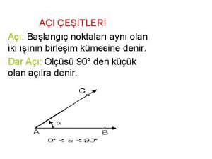 AI ETLER A Balang noktalar ayn olan iki