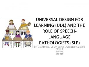 Universal design for learning definition