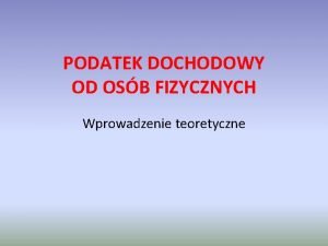 Dochód z art 27 ust 8