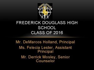 Frederick douglas high school