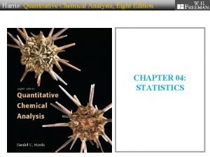 Harris Quantitative Chemical Analysis Eight Edition CHAPTER 04