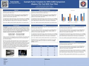 Registration poster template