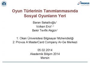 Oyunlarn