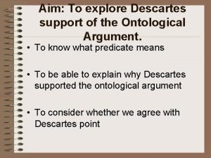 Descartes support