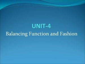 Balancing function and fashion in hci