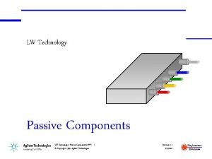 LW Technology Passive Components LW Technology Passive Components