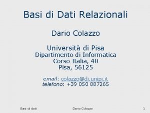 Dario colazzo Dario colazzo