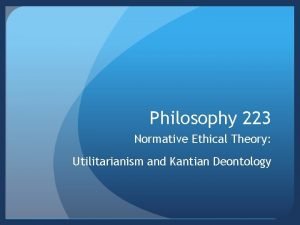 Rule utilitarianism Rule utilitarianism
