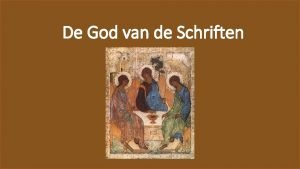 De God van de Schriften Hfdst 7 in