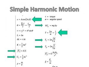 Reference circle simple harmonic motion
