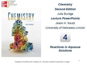 Chemistry Second Edition Julia Burdge Lecture Power Points