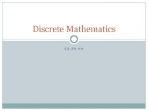 Division algorithm in discrete mathematics