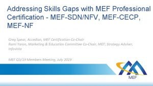 Sdn nfv certification Sdn nfv certification
