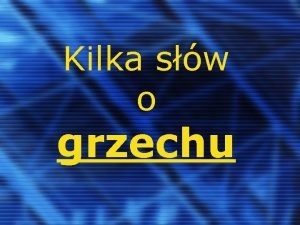 Grzechy wołające o pomstę do nieba