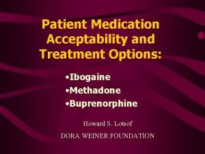 Ibogaine buprenorphine