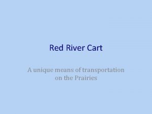 Red river cart definition