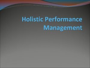 What are the steps in performance management process