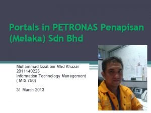 Petronas penapisan melaka organisation chart