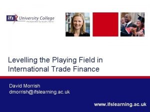 Certificate in international trade and finance citf