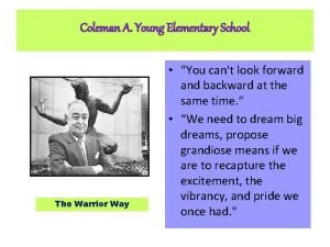 Coleman a young elementary school