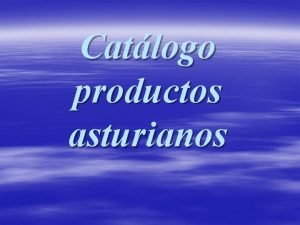 Catlogo productos asturianos Pat de cabracho Elaborado de