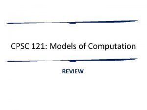 Cpsc 121