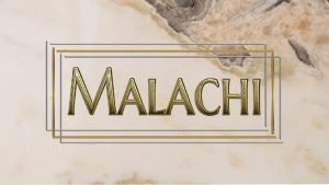 Introduction to malachi
