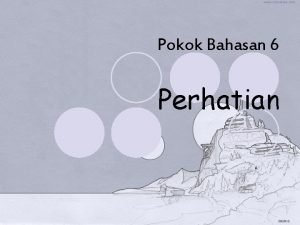 Pengertian perhatian