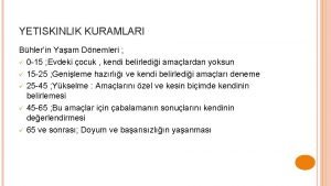 Yetişkinlik kuramları