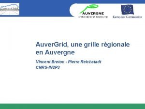 Auver Grid une grille rgionale en Auvergne Vincent