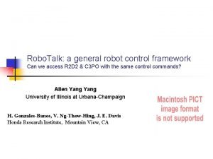 Robo talk