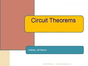 Simplified circuit Simplified circuit