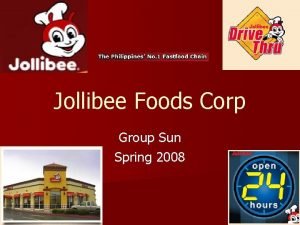 Jollibee presentation