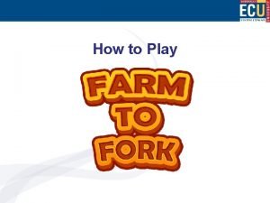 Farm to fork game Farm to fork game