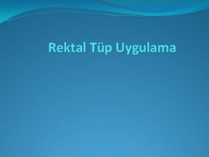 Fekal tıkaç Fekal tıkaç