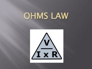 OHMS LAW VIDEO http www youtube comwatch vE
