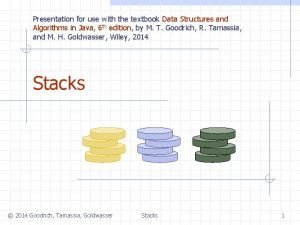 Presentation for use with the textbook Data Structures