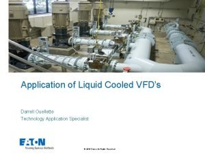 Liquid cooled vfd