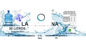 AGUA PURIFICADA ENVASE RETORNABLE LA TOMECINA 20 LITROS