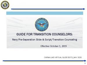 Pre separation counseling navy