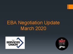 Eba negotiation tactics