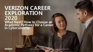 Verizon career pathways