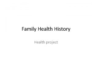 Family health project