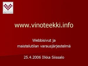 Vinoteekki