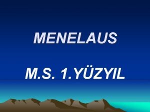 Menelaus matematiğe katkıları