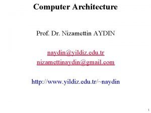 Prof. dr. nizamettin aydin