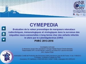 CYMEPEDIA Evaluation de la valeur pronostique de marqueurs