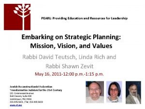 PEARL Providing Education and Resources for Leadership Embarking